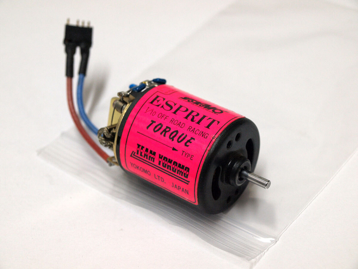 【M2113】当時物 ヨコモ ESPRIT エスプリ トルク ブラシ モーター 中古品（TORQUE TYPE スーパードッグファイター YZ-10/YZ-870C等に -G）