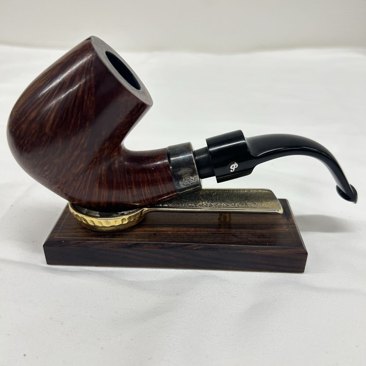 Peterson ピーターソン HAND MADE 銀巻き パイプ STERLING SILVER アイルランド製 喫煙具 ヴィンテージ 現状品