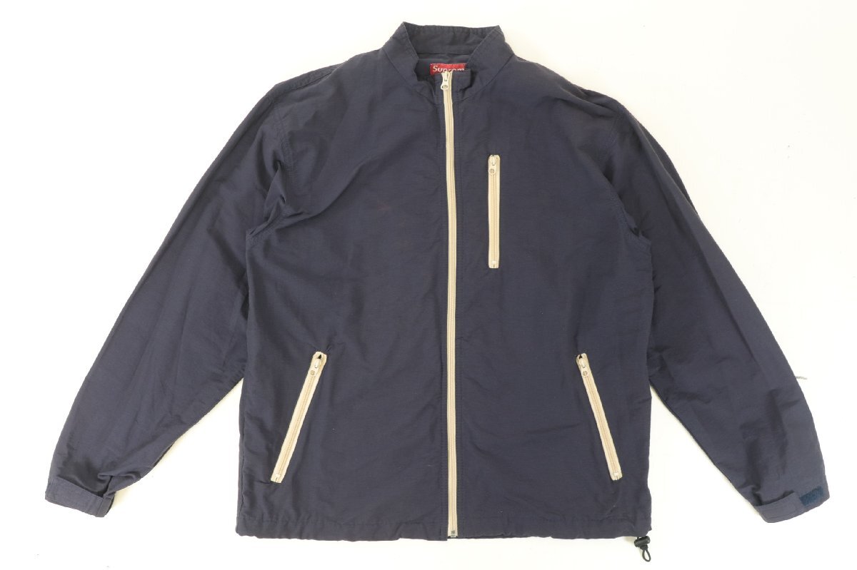 Supreme シュプリーム アウター パーカー ジャンパー ブルゾン 羽織り 上着 服 ファッション ネイビー 系 サイズ L メンズ 2672-SK