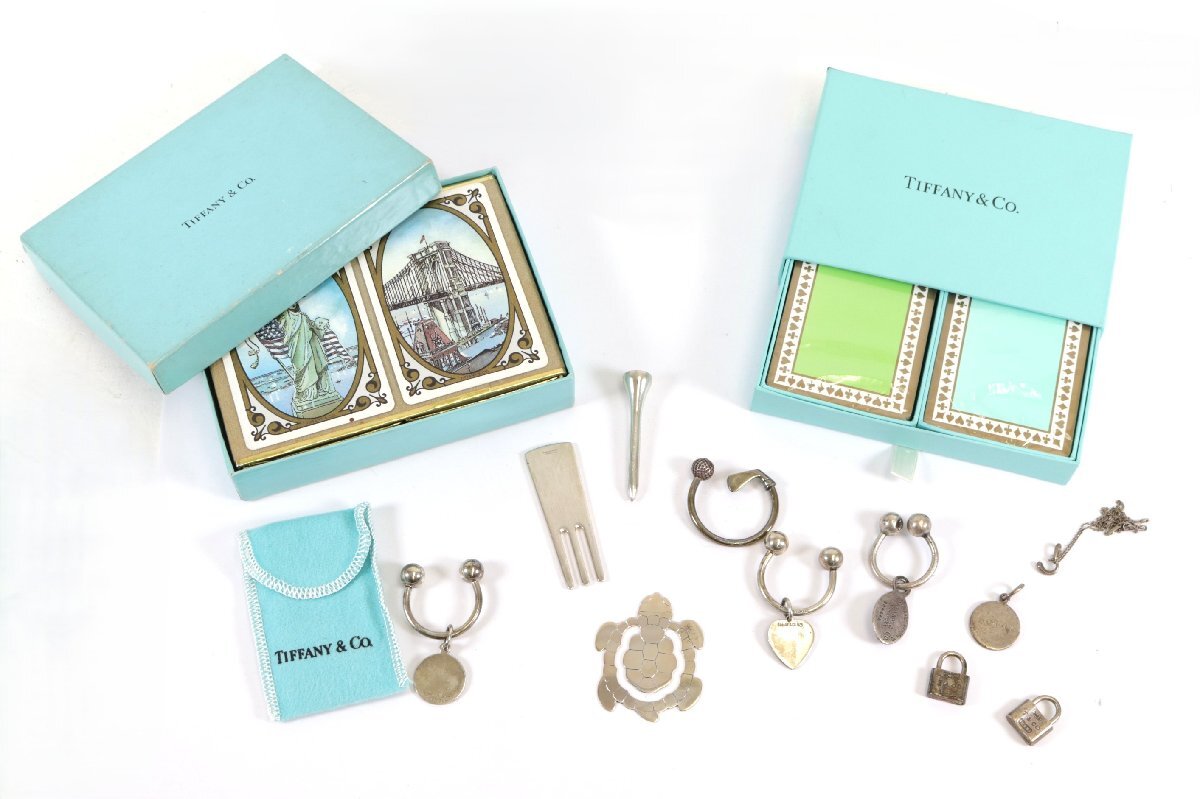 【13点】Tiffany&Co. ティファニー SV925 含む ネックレス トランプ キーリング 等 アクセサリー 小物 まとめ売り 2865-SK
