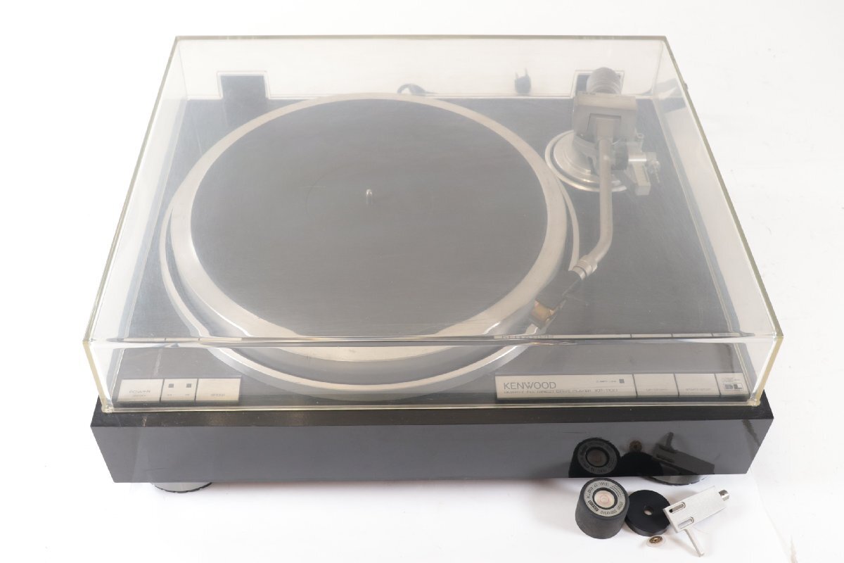 KENWOOD ケンウッド QUARTZ PLL DIRECT DRIVE PLAYER KP-1100 ターンテーブル レコードプレーヤー 音響機器 2612-SS
