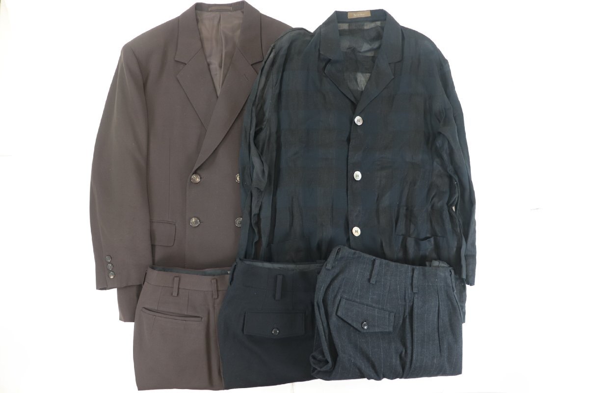 【5点】Y’s ワイズ ジャケット スラックス トップス 羽織り 上着 服 ファッション サイズ S 等含 紳士 メンズ まとめ 2705-SK