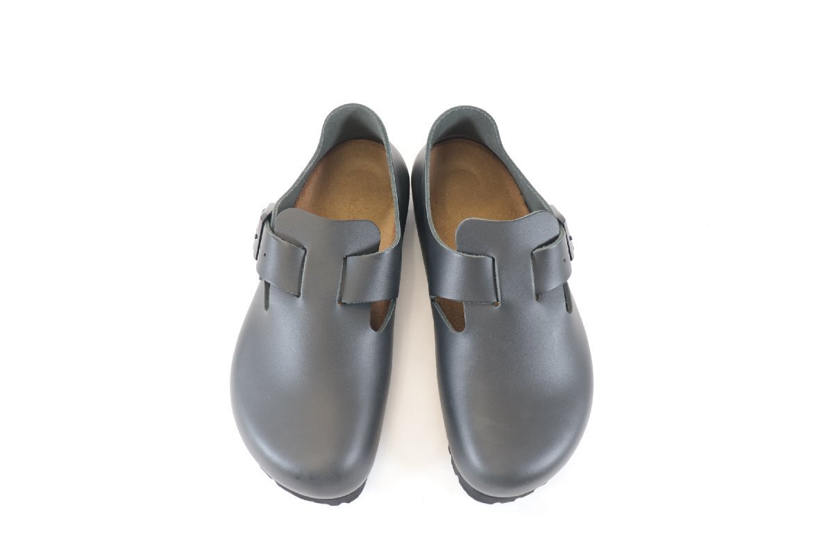 BIRKENSTOCK ビルケンシュトック ボストン レザー サイズ 22.5㎝ シューズ 靴 スニーカー ファッション ブラック 2694-NN