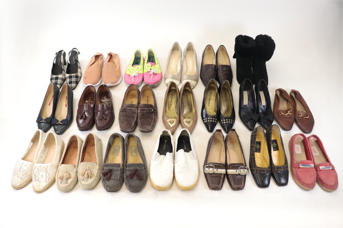 【20点】リーガル/YSL/フェンディ/コーチ 等 パンプス ブーツ 等 サイズ 35 1/2 36 等 シューズ 靴 レディース まとめ 2738-SK