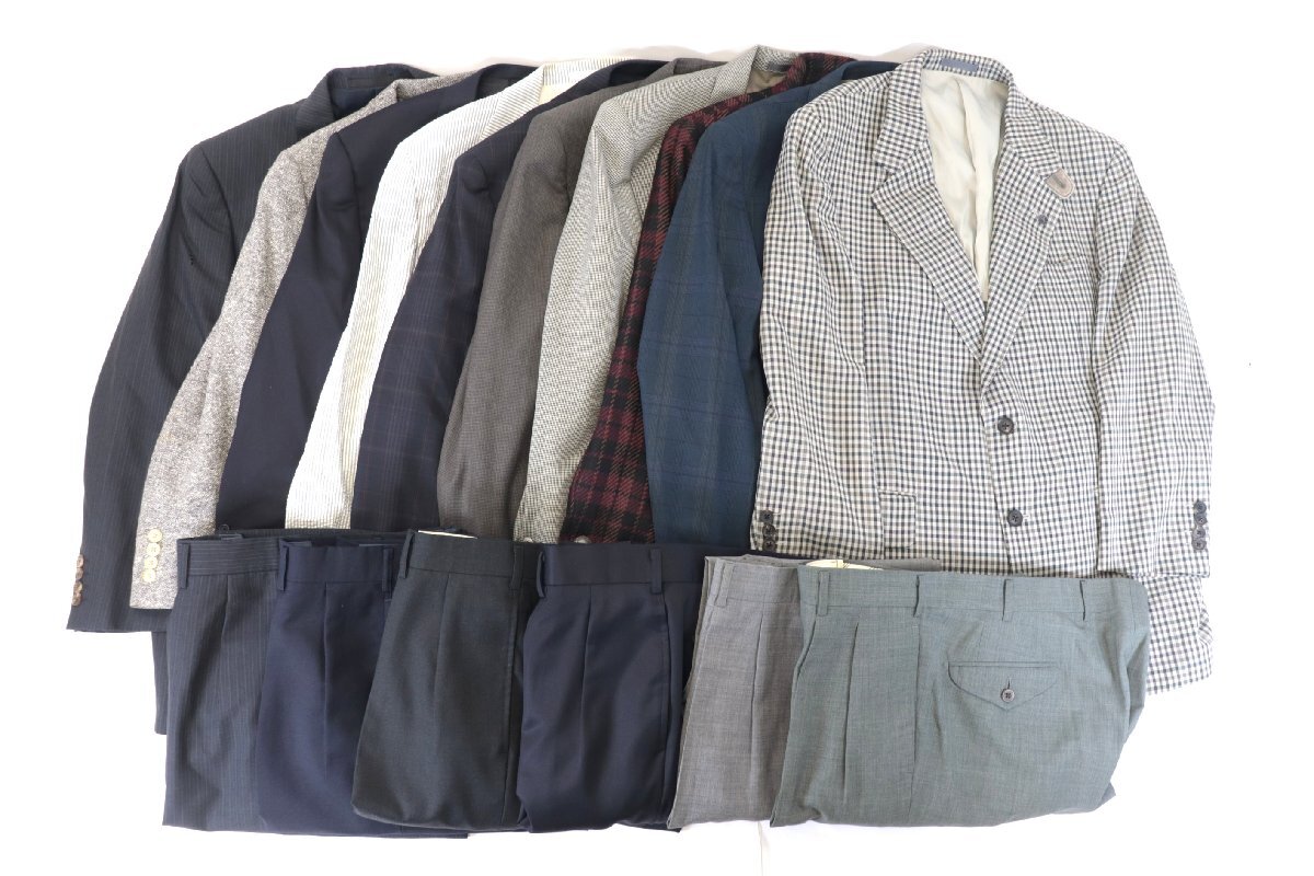 【16点】Burberrys バーバリーズ BURBERRY LONDON スーツ ジャケット スラックス 背広 サイズ AB6 BB6 等含 メンズ まとめ 2769-AH
