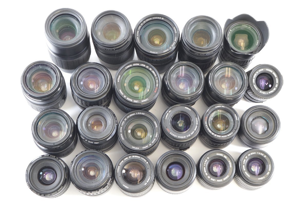 【23点】CANON キャノン EF 28-200mm F3.5-5.6/EF 28-90mm F4-5.6 等 AF 一眼レフ カメラレンズ ズームレンズ まとめ売り 2835-AH