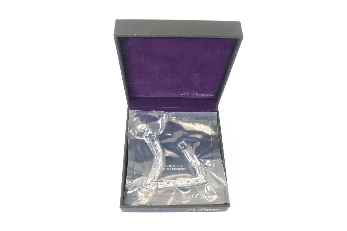 S.T.Dupont デュポン 925 ☆1995 AR スターリングシルバー 希少 シルバーカラー ブレスレット バングル アクセサリー ファッション 2877-NN
