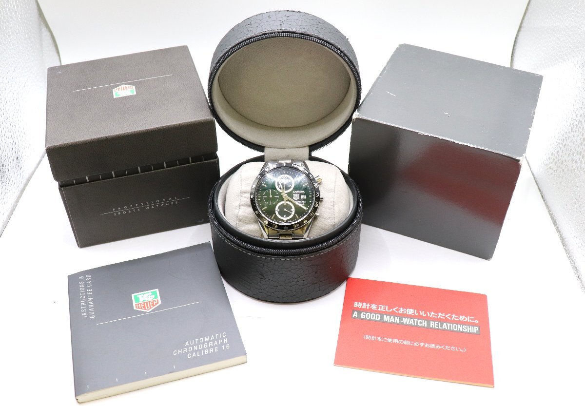 【ジャンク品】 TAG HEUER タグホイヤー CARRERA カレラ CV2012 VA5323 359/400 自動巻き メンズ 腕時計 スコットランド 2730-YO