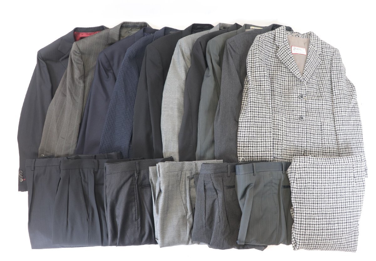 【17点】ISSEY MIYAKE イッセイミヤケ ARMANI アルマーニ 等含 スーツ ジャケット スラックス 背広 サイズ M 他 メンズ レディース 2770-AH