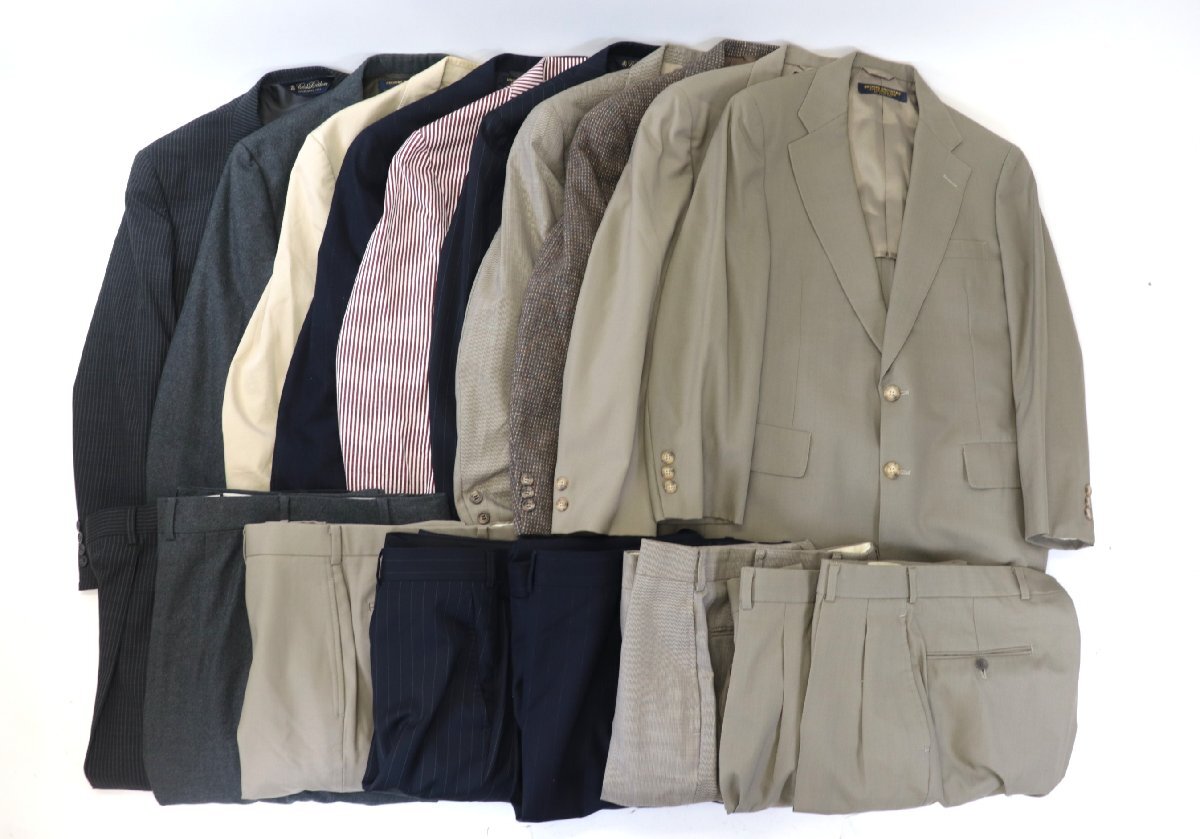 【18点】Brooks Brothers ブルックスブラザーズ ジャケット スラックス スーツ 背広 サイズ 39S 40S 等含 紳士 メンズ まとめ 2783-AH