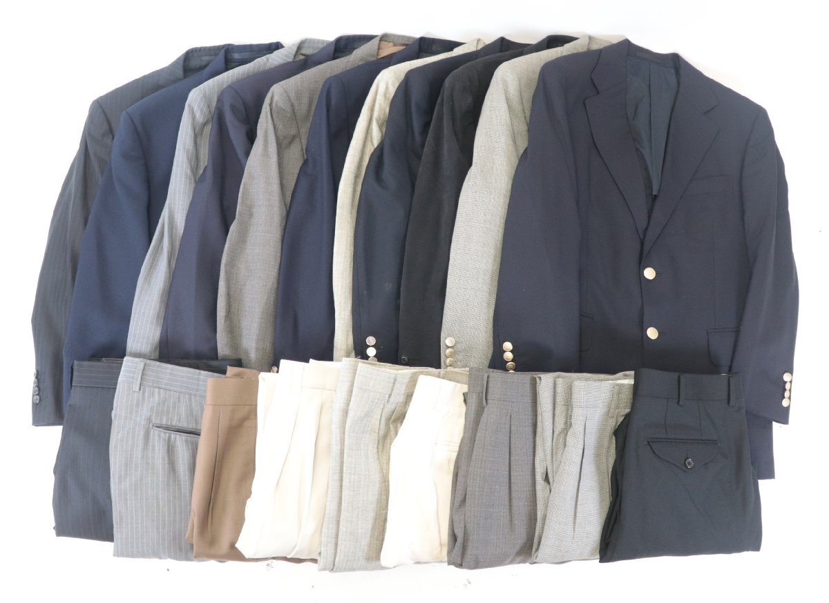 【20点】Burberrys バーバリーズ BURBERRY LONDON スーツ ジャケット スラックス 背広 サイズ AB3 A4 等含 メンズ まとめ 2805-AH