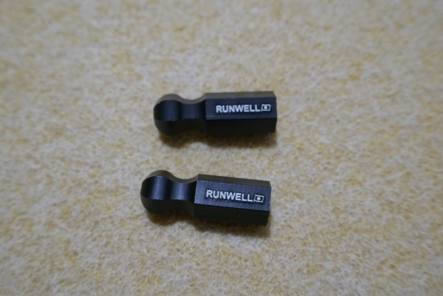 ランウェル バルブキャップ 仏式 RUNWELL 　ブラック