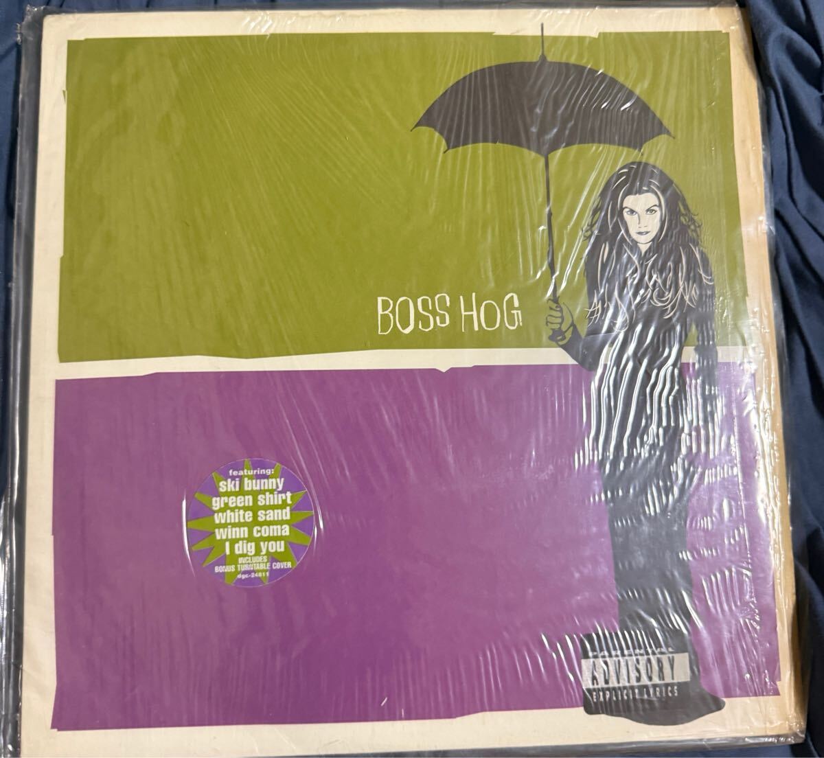 1995USオリジナル盤 BOSS HOG LP レコード DGC-24811 シュリンク付 ボス ホッグ ジョンスペンサーJon Spencer プッシーガロアPussy Galore