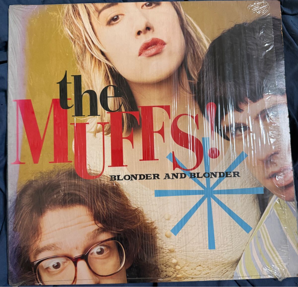1995USオリジナル クリアレッドビニール盤　The Muffs Blonder And Blonder LP レコード