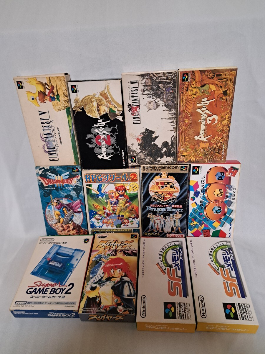 ジャンク　スパーファミコンソフトまとめて