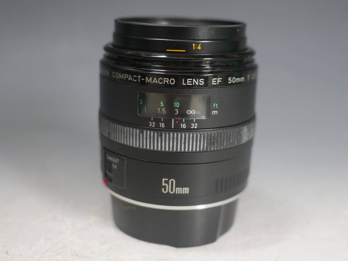 ◆CANON COMPACT-MACRO LENS EF 50mm 1:2.5 マクロレンズ USED品 キヤノン