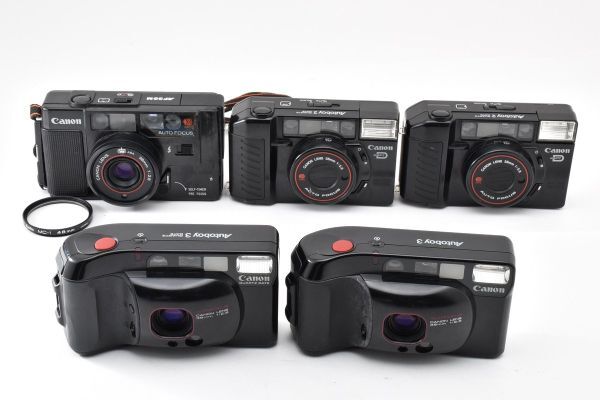 ★訳あり大特価★ キャノン CANON Autoboy2×2 /3×2 /AF35M ★5個まとめ★ コンパクトフィルムカメラ A01 ★★ #3652 #9080 #B62