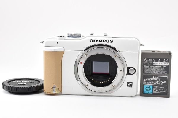 ★実用品★ オリンパス OLYMPUS E-PL1s ホワイト ボディ B04 ★電池★ #3650 #9080 #B33