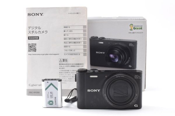 ★動作品★ ソニー SONY Cyber-shot DSC-WX300 ブラック コンパクトデジタルカメラ A71 ★電池 元箱 取説★ #3568 #2170 #B49