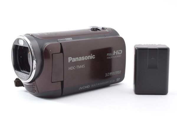 ★実用品★ パナソニック Panasonic HDC-TM45 ビデオカメラ B05 ★電池★ #3614 #2080 #B33