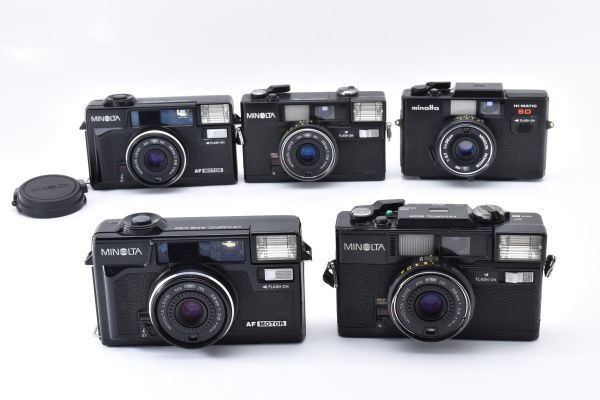 ★訳あり大特価★ ミノルタ MINOLTA HI-MATIC 2 /SD /SD2 /AF2-MD×2 ★5個まとめ★ フィルムカメラ A01 ★★ #3684 #0180 #B44