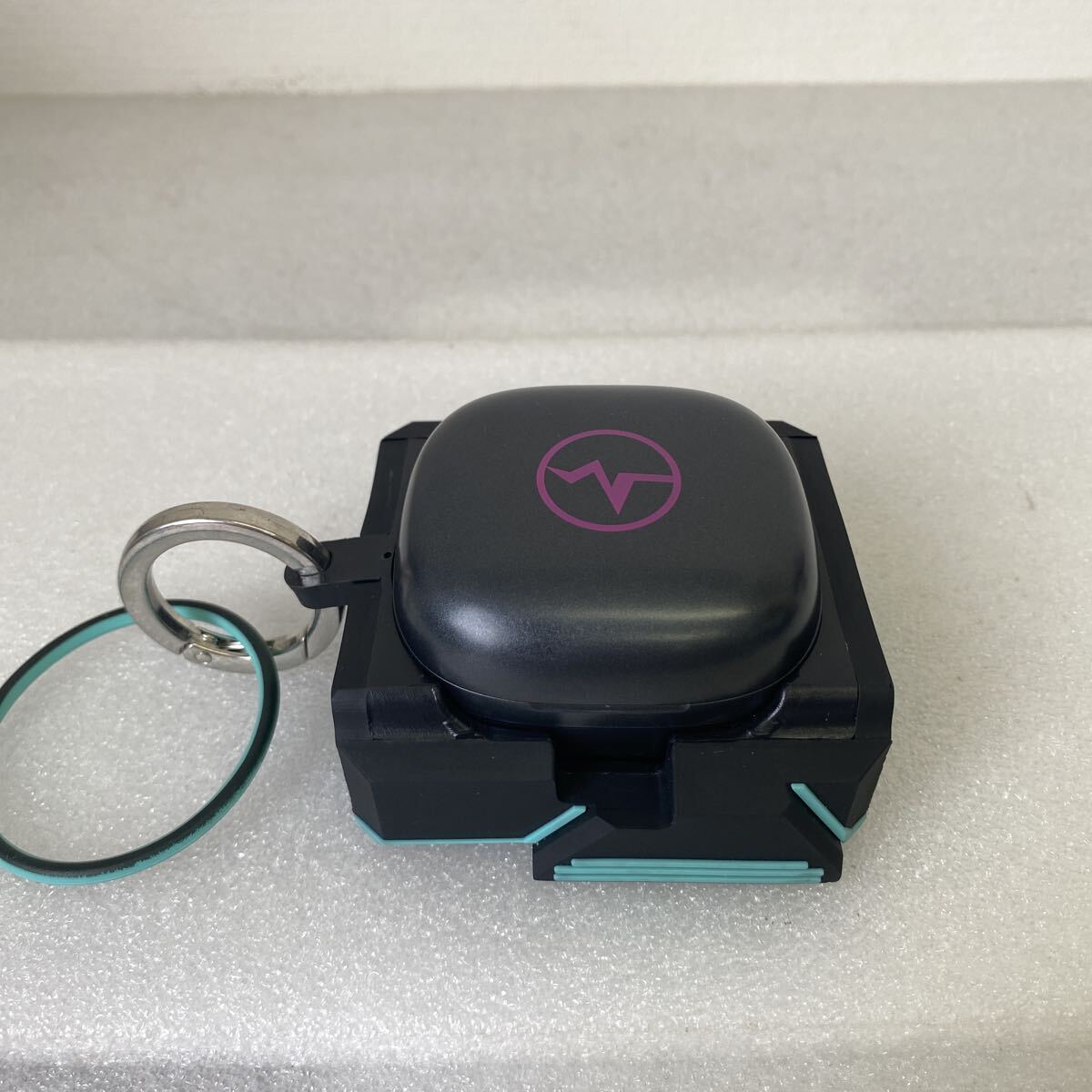 【リセット済み】モンスターストライク エル ANC ワイヤレスイヤホン Bluetooth シリコン ケース mixi 型番：MX-BTTW03-BK
