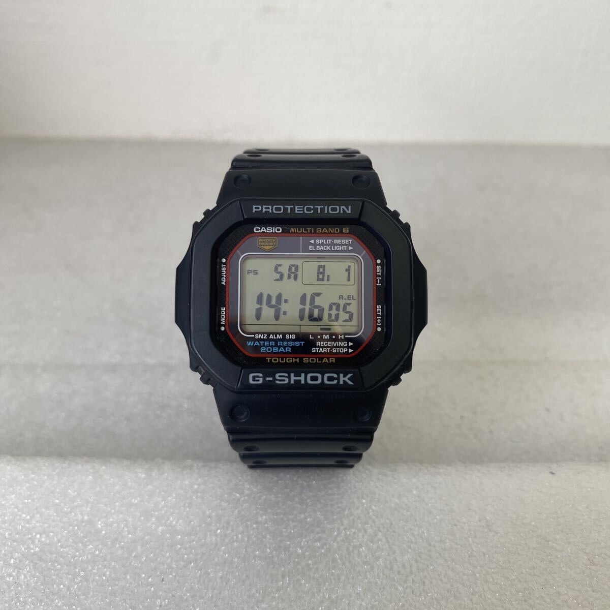【G-SHOCK】 CASIO 腕時計 ブラック デジタル 電波ソーラー カシオ 3159 GW-M5610