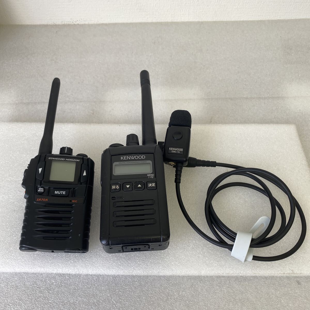 【無線機2台セット】トランシーバー KENWOOD TPZ-D553&STANDARD HORIZON SR70A