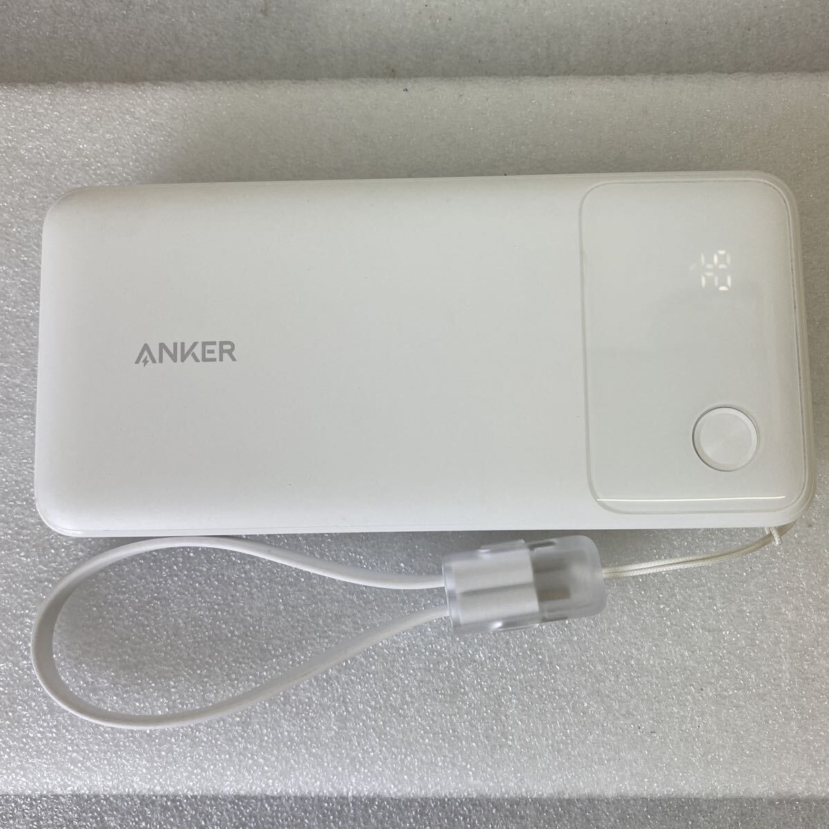 【動作確認済】 Anker Power Bank（20K.30W） モバイルバッテリー ホワイト USB-C 型番：A1384