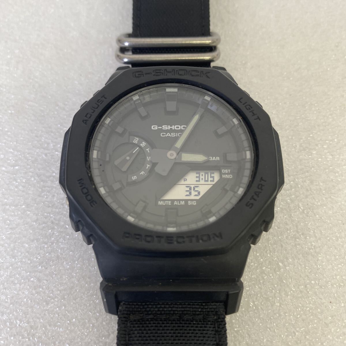 【G-SHOCK】 腕時計 デジアナ CASIO ブラック クォーツ BLK 5611 GA-2100BCE