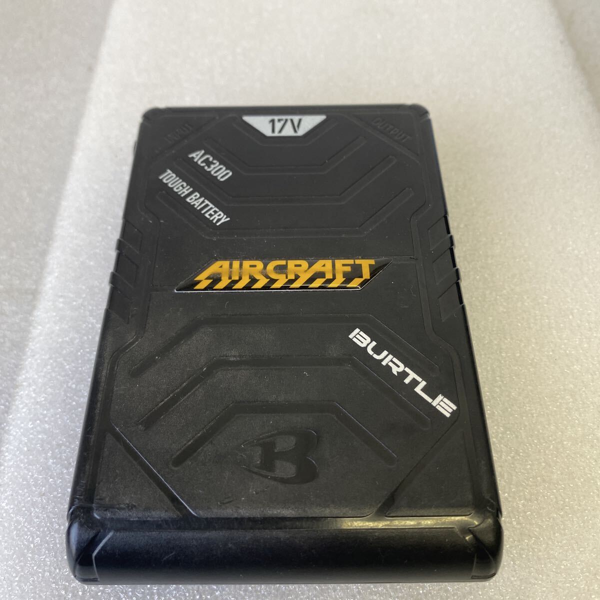 BURTLE バートル aircraft エアークラフト リチウムイオンバッテリー AC300 17w ブラック 動作未確認 現状品