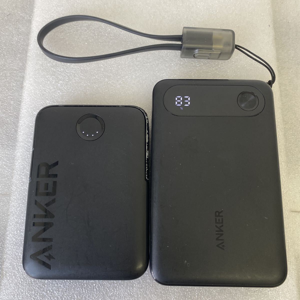 Anker MagGo Power Bank（5,000mAh 7.5w stand）型番：A1618 / Anker Power Bank（10K,22.5w）型番：A1257 モバイルバッテリー
