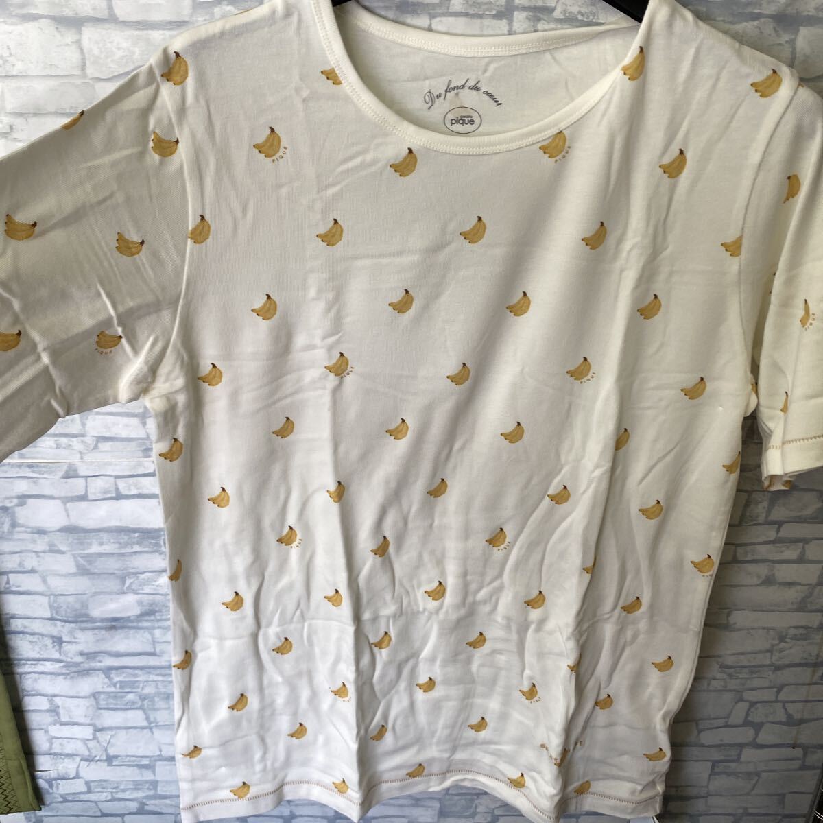 gelato pique ジェラートピケ 半袖 Tシャツ ルームウェア バナナ柄 セットアップ 