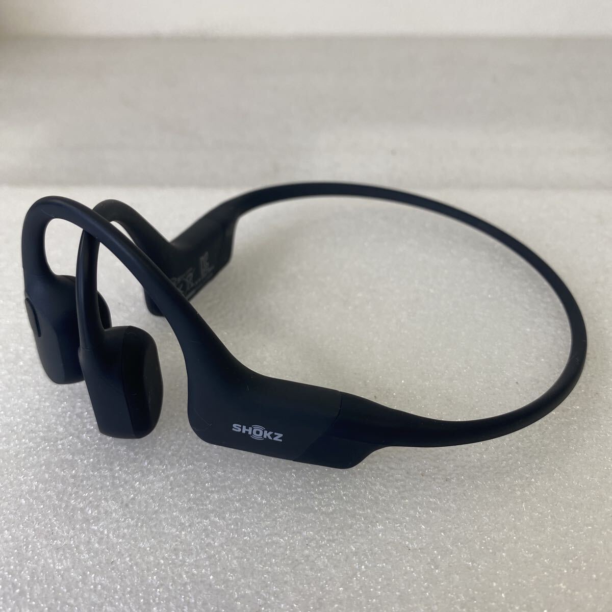 【リセット済み】SHOKZ OpenRun 骨伝導イヤホン ワイヤレスイヤホン ショックス ブラック Bluetooth 型番S803