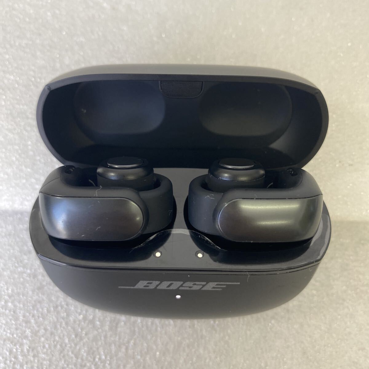 【リセット済み】 BOSE Ultra Open Earbuds ワイヤレスイヤホン ブラック ボーズ Bluetooth オープンイヤー形 型番：438926