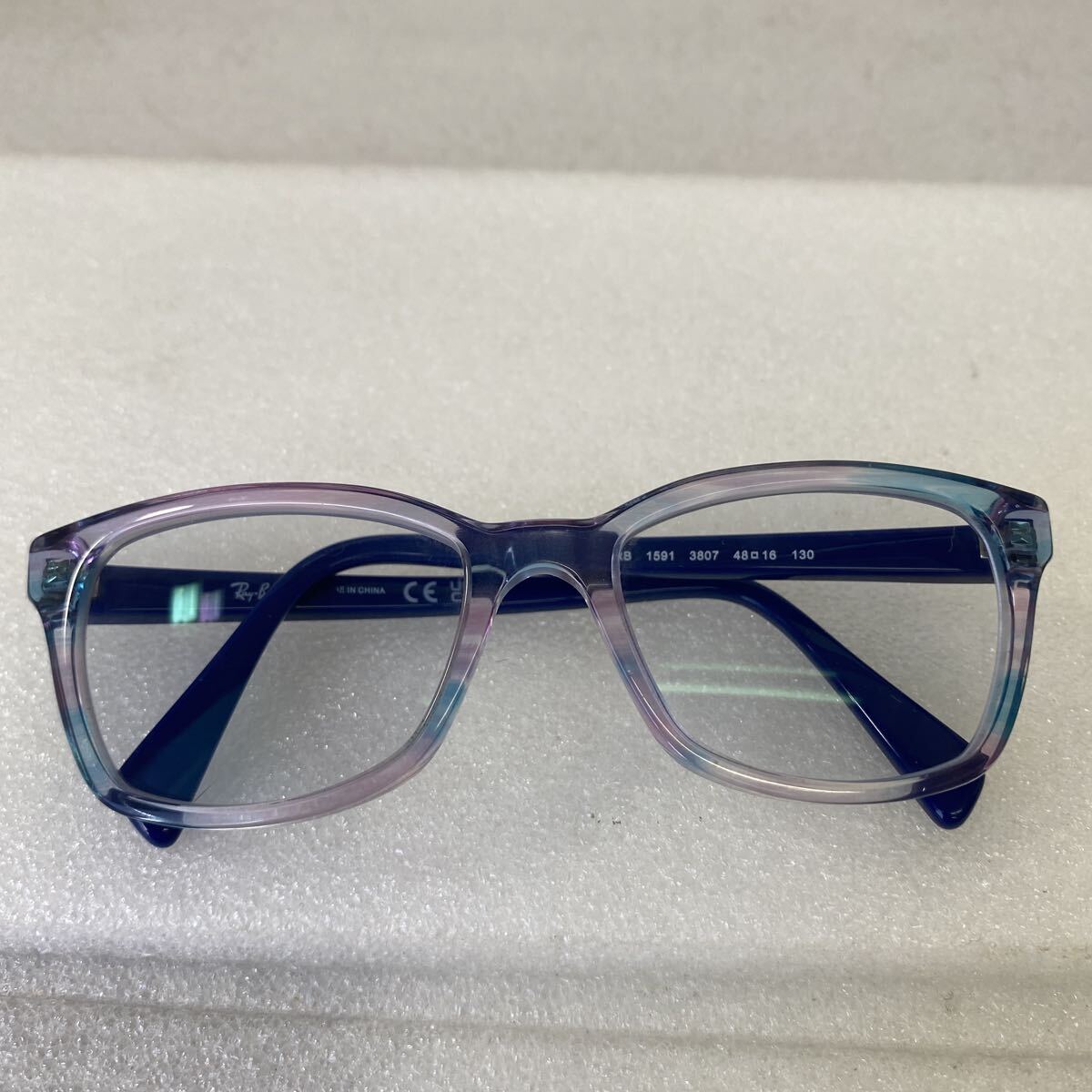 【Ray-Ban】 メガネ 度入り レイバン フレーム ジュニア RB1591 3807 48-16 130