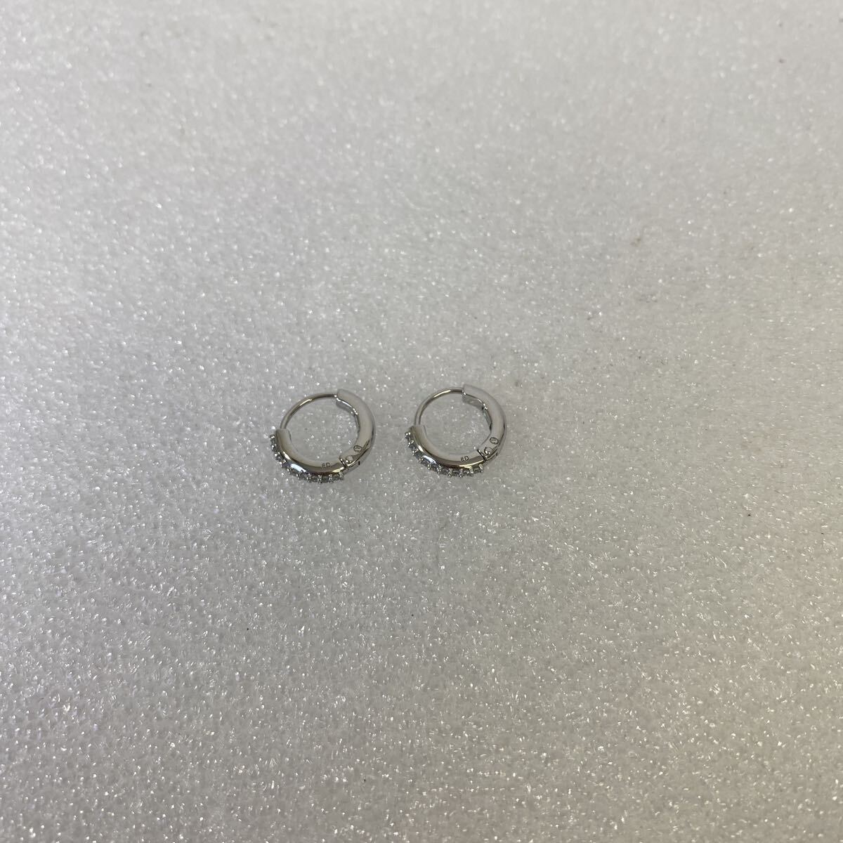 【ピアス】SWAROVSKI スワロフスキー Matrix 両耳ピアス シルバー アクセサリー フープピアス シルバー クリア 