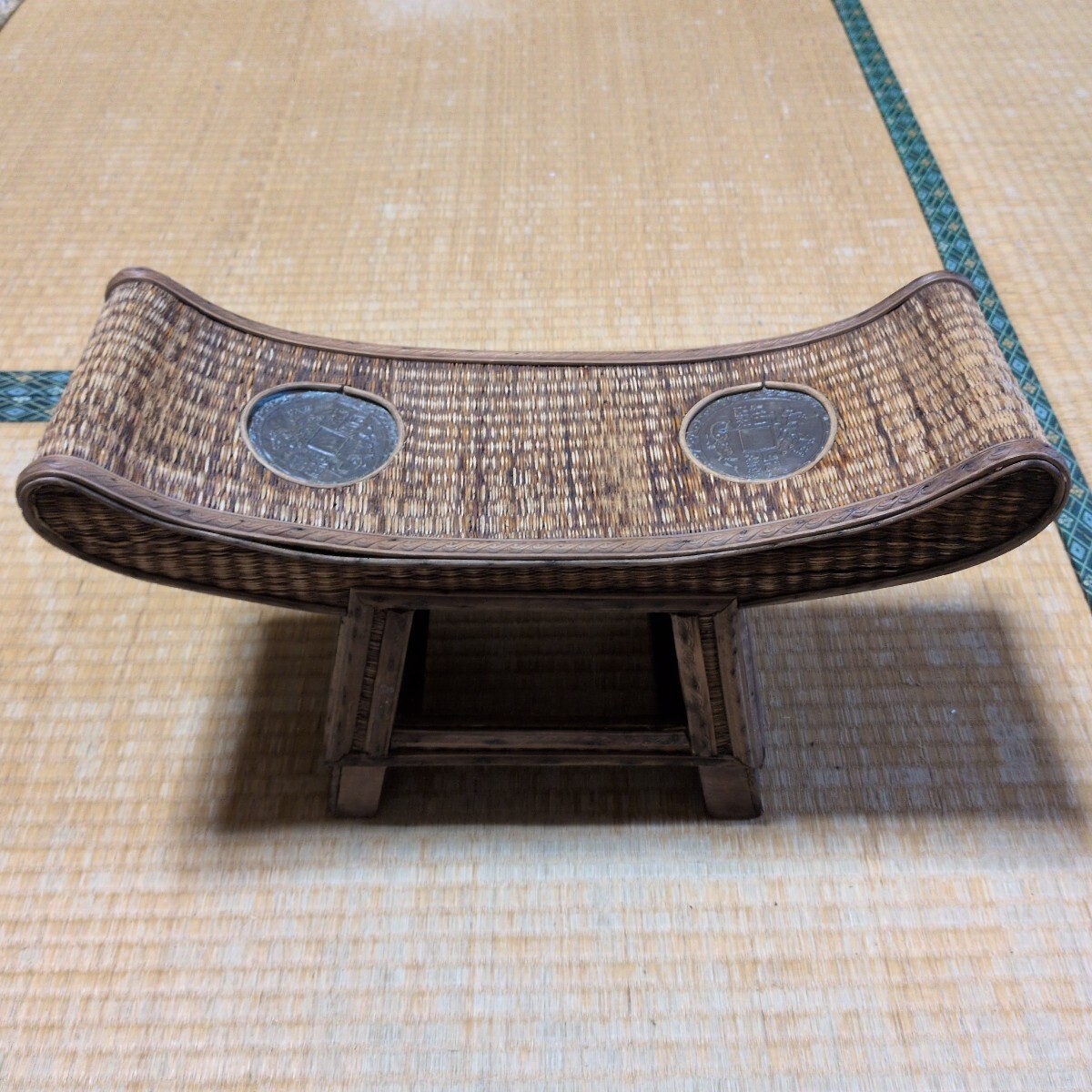 レトロ　脇息（きょうそく）ひじ掛け