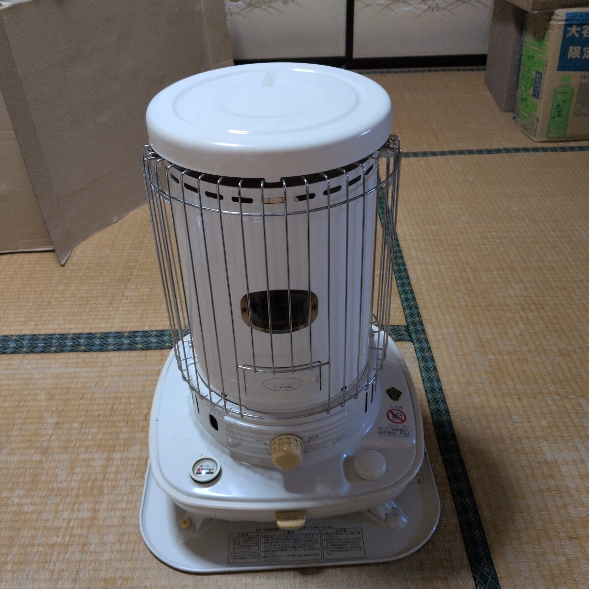 コロナ 自然通気形開放式 石油ストーブ SL-221　2001年製　現状品