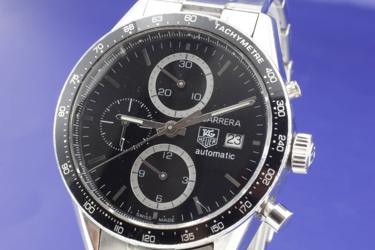 稼働 タグホイヤー カレラ TAG Heuer Carrera CV2010 Calibre16 メンズ
