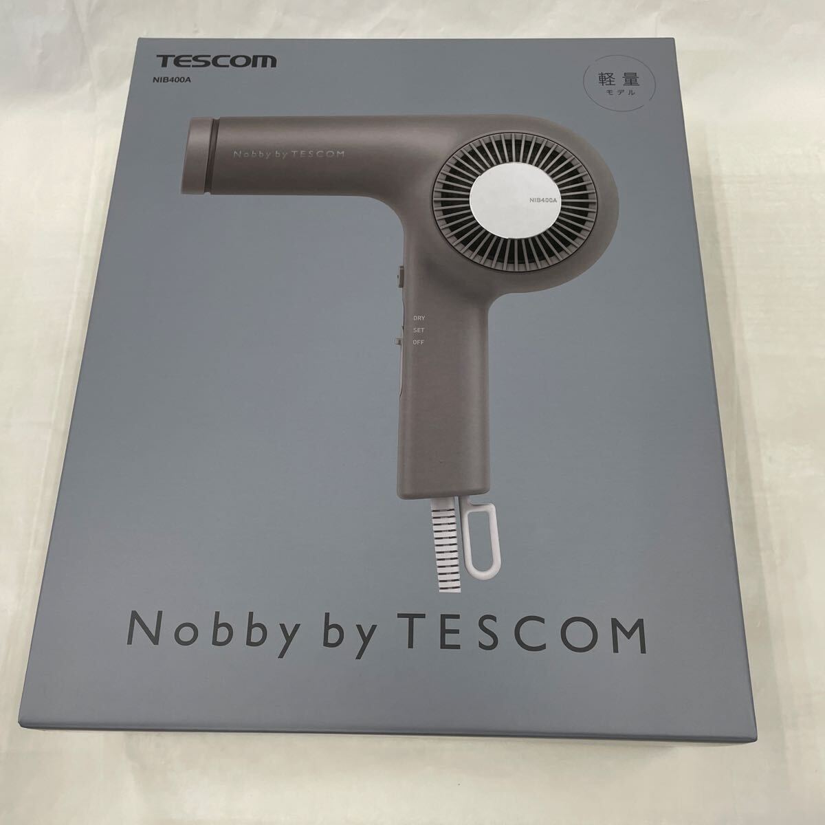 【新品・未開封】★Nobby by TESCOM ◆プロフェッショナル プロテクトイオン ヘアードライヤー ◆NIB400A TESCOM
