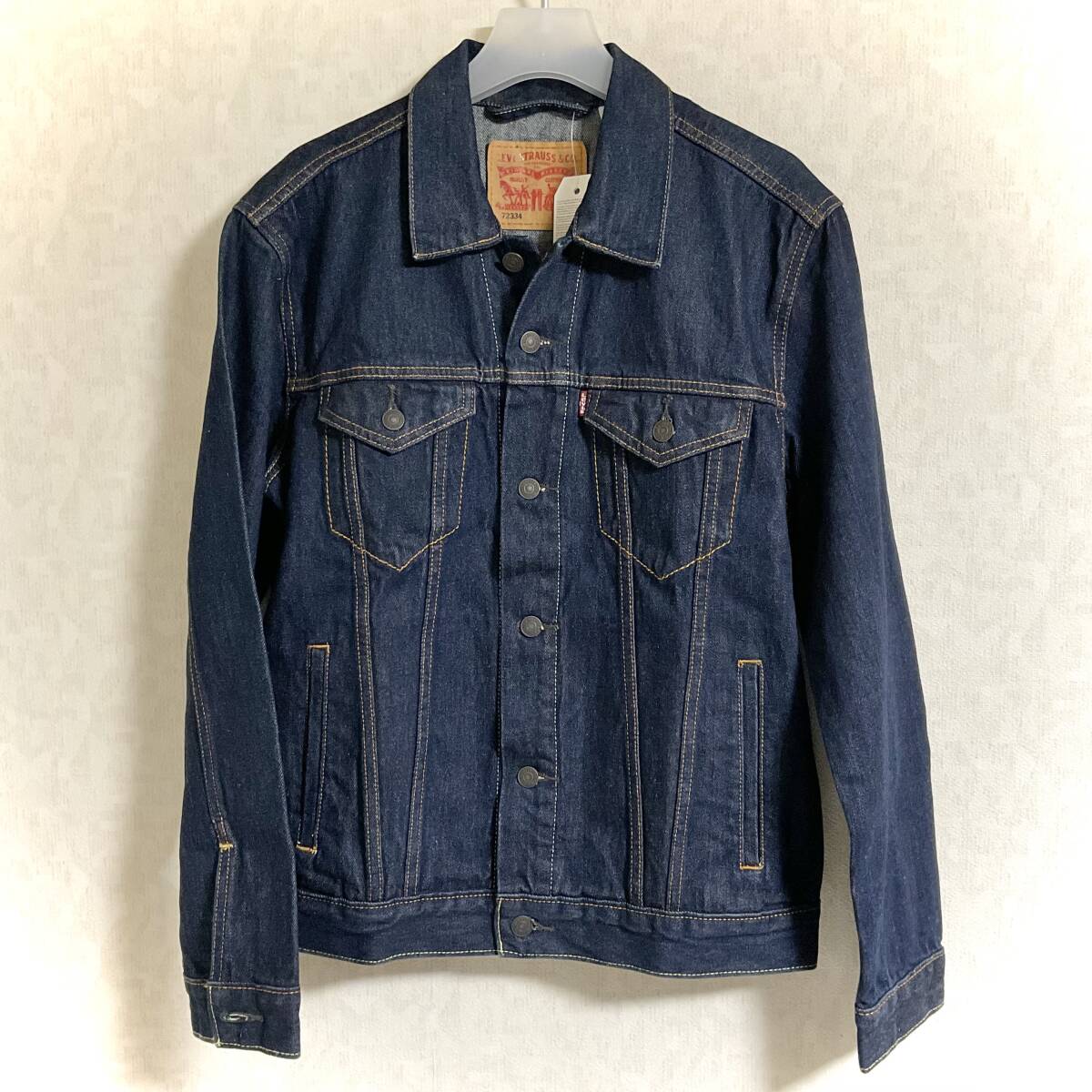 未使用　Levi's　トラッカー・ジャケット　サイズM/コットン/リンスウオッシュ/インディゴ　　　　W117