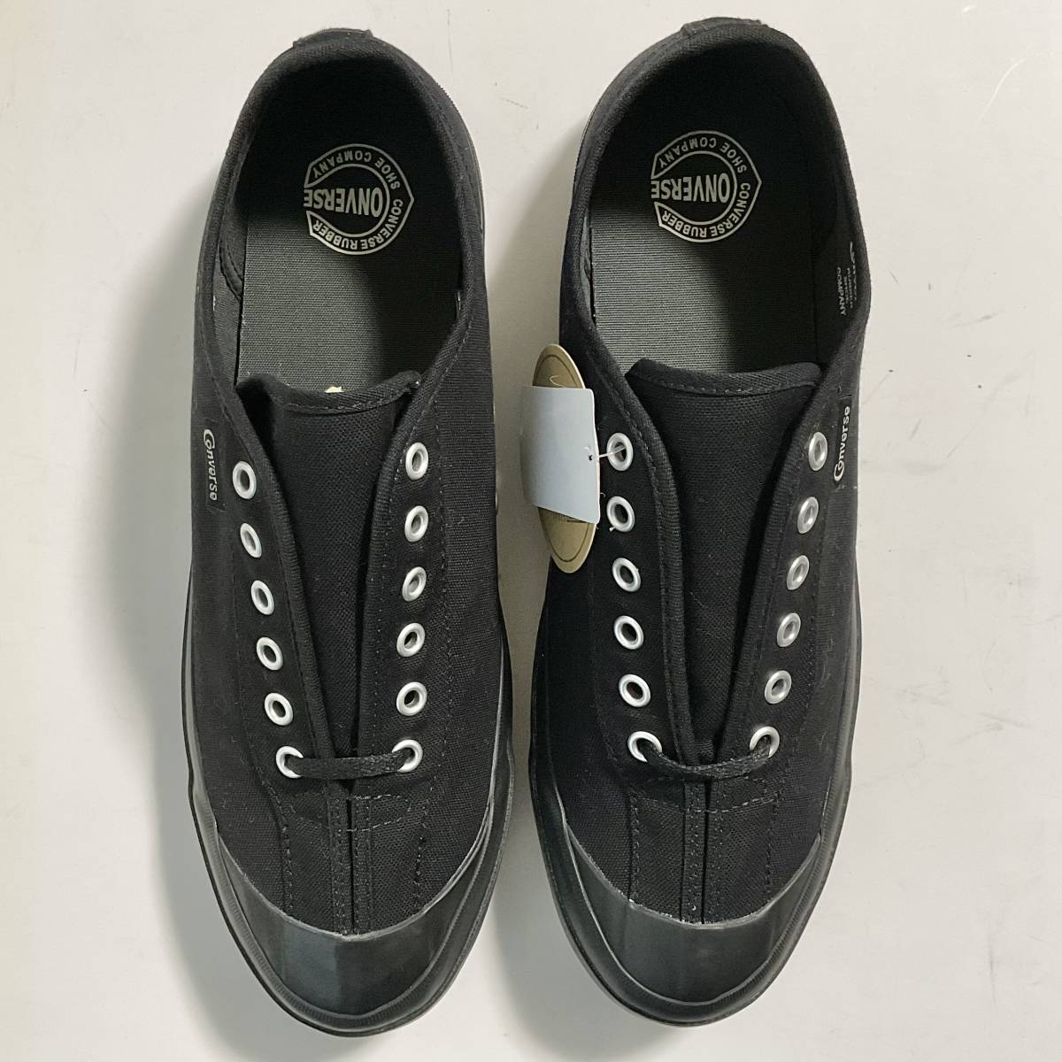 未使用　CONVERSE BIG C　TS GS　ブラックモノクローム/28cm 　　　　W218　