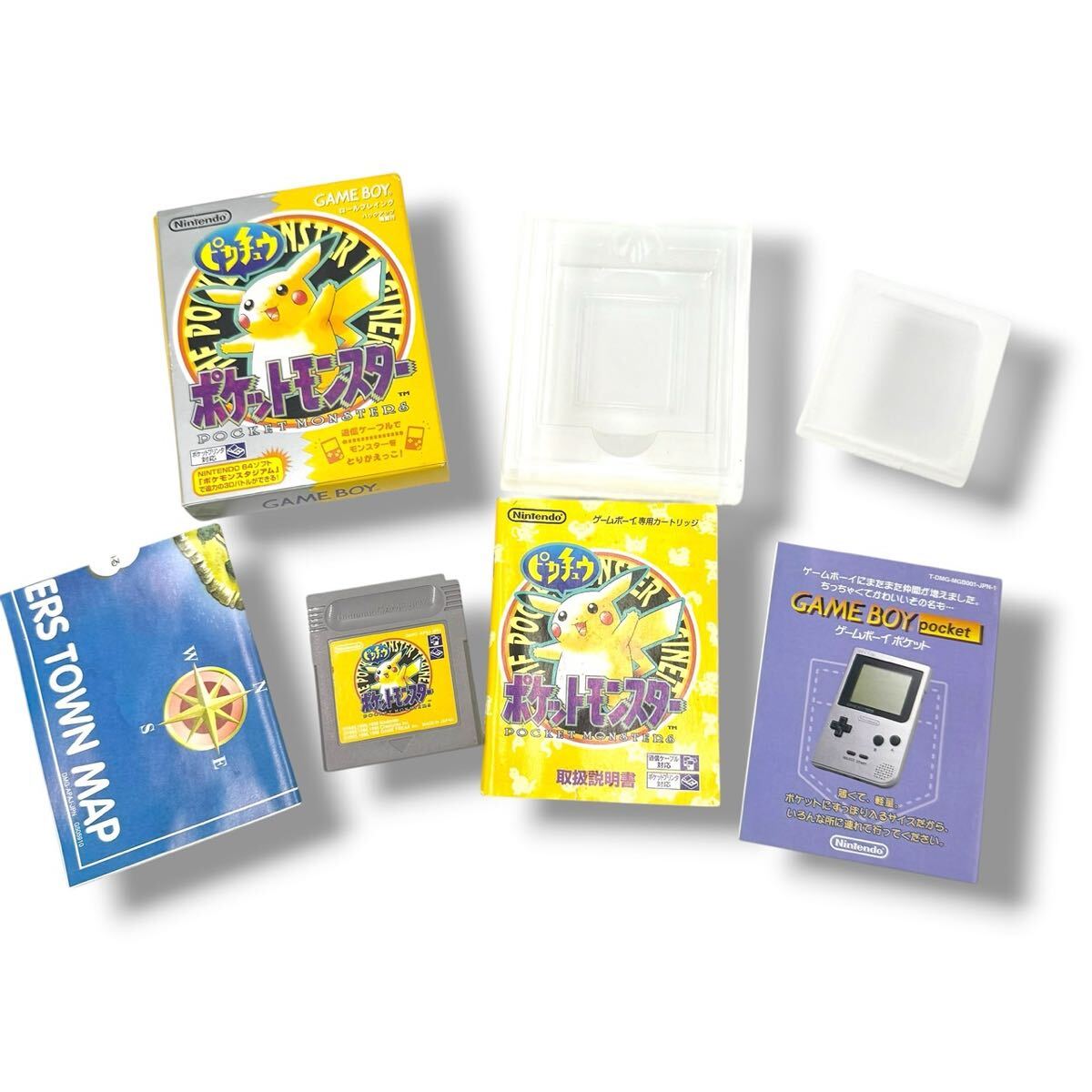 ポケットモンスター ピカチュウ版　ゲームボーイ GB 箱説付 任天堂　ポケモン 黄 レトロゲーム