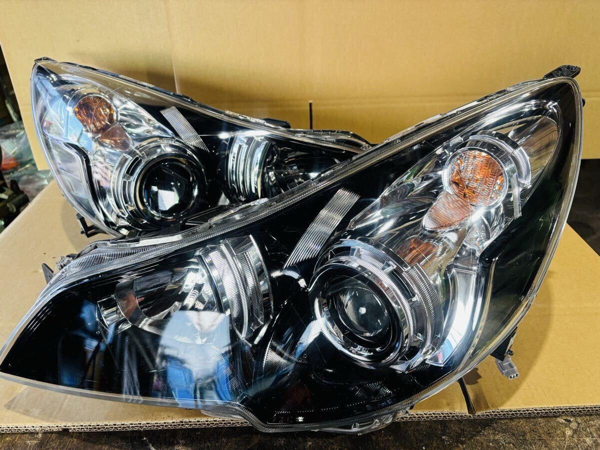 美品 BR9 レガシィ 純正 HID ヘッドライト KOITO 100-20061 レガシィツーリングワゴン