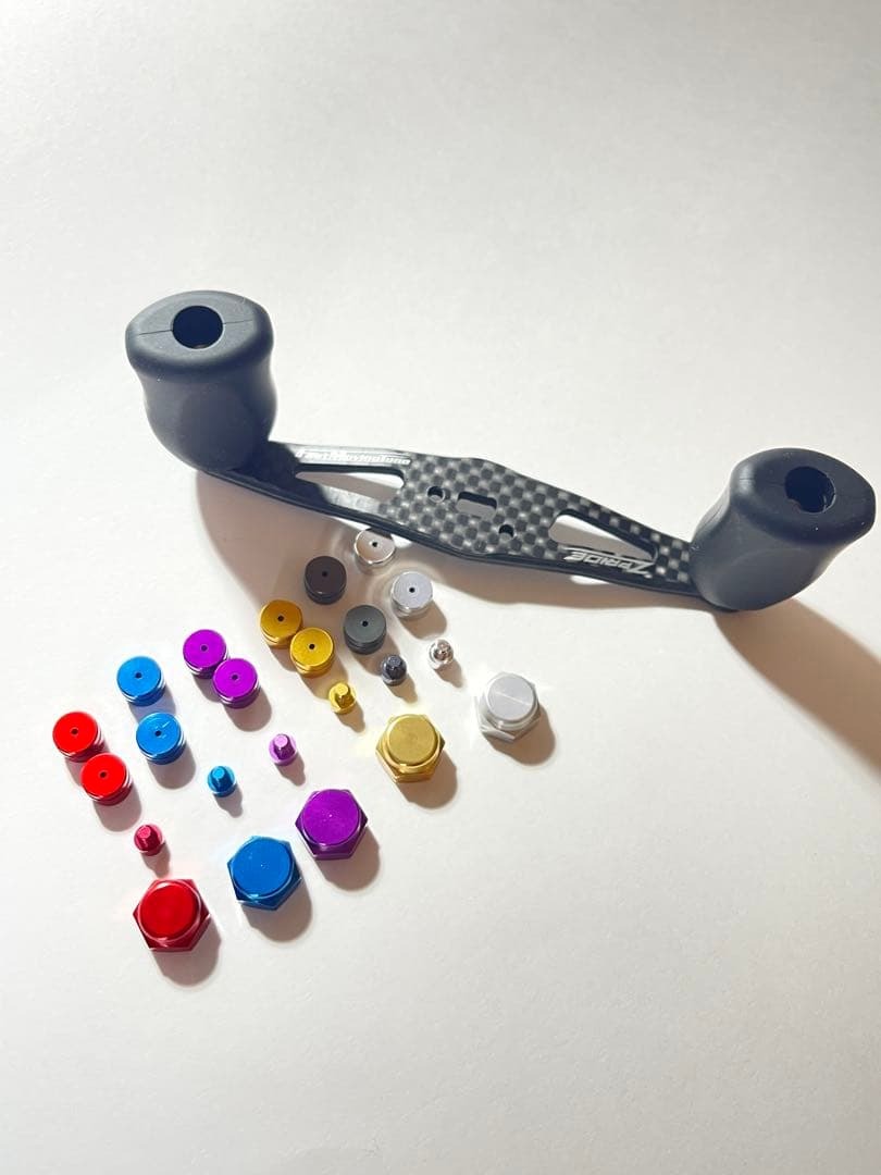ZPI　オフセット　カーボンハンドル　92 シマノ　左　ゴールド　固定ボルト/ナット付き
