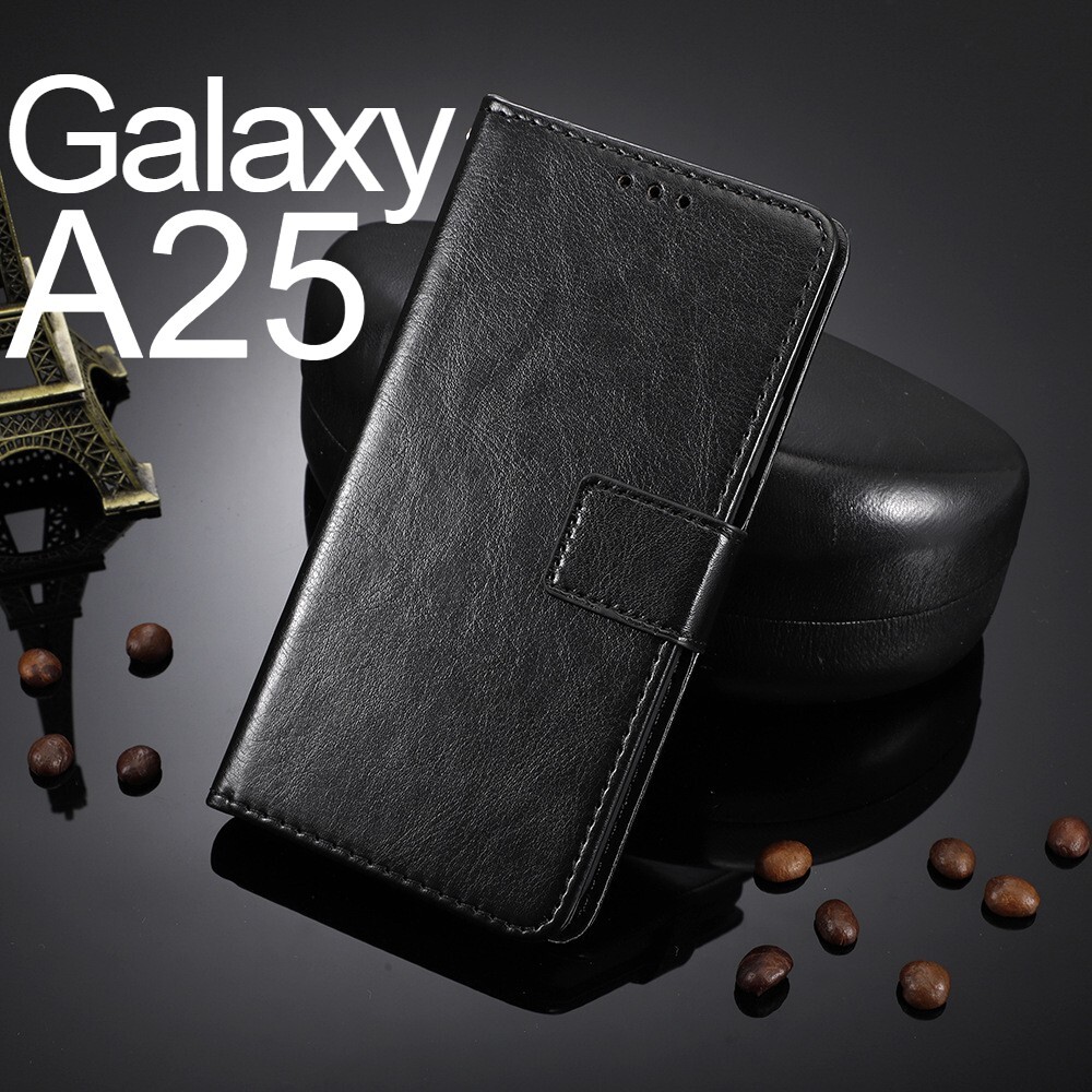 Galaxy A25 5G 手帳型 ブラック スマホケース (ゆうパケ)