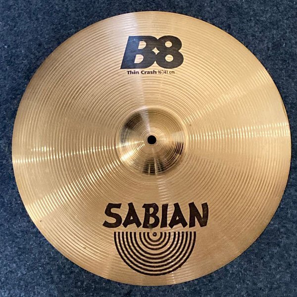 SABIAN B8 Thin Crash 16インチ シンバル セイビアン