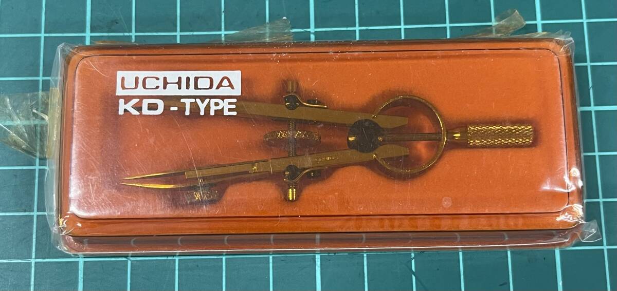 （１円スタート）R0817 UCHIDA 内田洋行「KD-TYPE」精密製図用スプリングコンパス