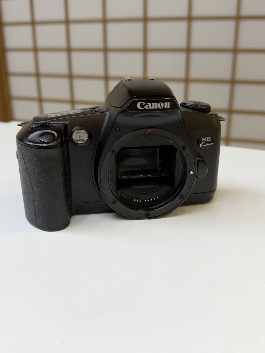 【1円スタート！】キヤノン EOS kiss Body Canon 0805 通電確認済み　シャッターOK